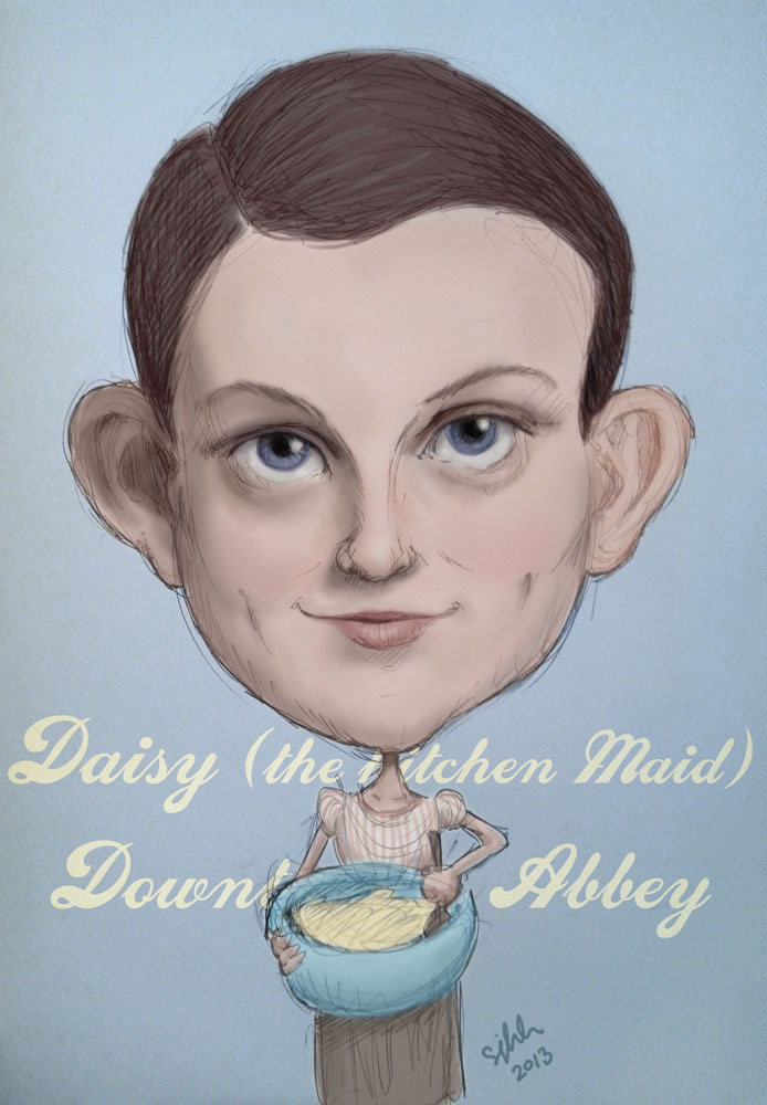 Downton Abbey's Daisy, played by Sophie McShera