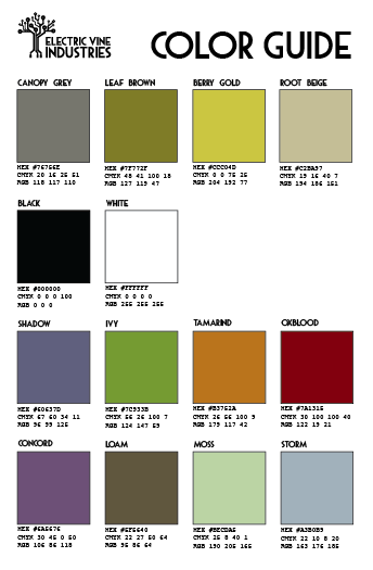 Part of building the brand is keeping consistency with all materials that go out. A color guide is a good way to ensure colors stay within the brand identity.