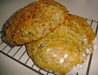 Spinach, Onion & Rosemary Bread