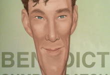 Benedict Cumberbatch caricature