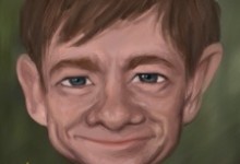 Celebrity caricature: Martin Freeman